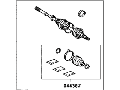 2006 Toyota Camry Axle Shaft - 43470-09B80