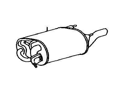 2004 Toyota Camry Muffler - 17430-28500