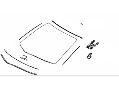 Toyota 56101-08270 Glass Sub-Assembly, Wind