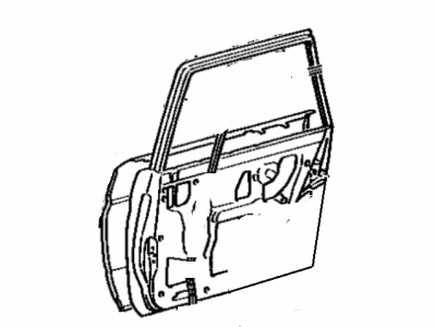 Toyota 67003-16160 Panel Sub-Assembly, Rear Door, RH