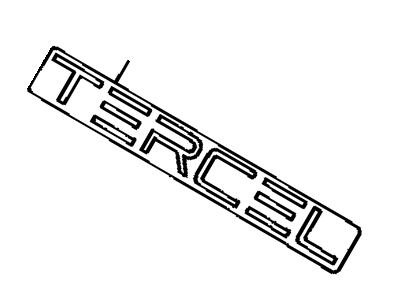 1986 Toyota Tercel Emblem - 75441-16120