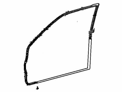 1987 Toyota Tercel Door Seal - 67862-16220