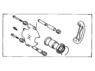 Toyota 47730-16050 Cylinder Assy, Front Disc Brake, RH