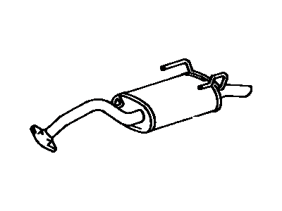 Toyota 17430-11090 Exhaust Tail Pipe Assembly