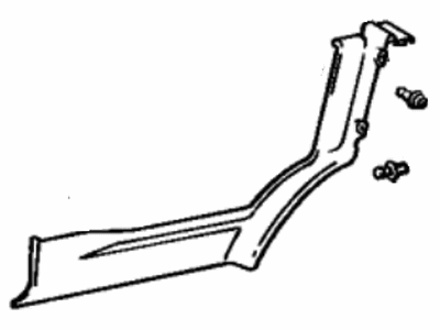 Toyota 62551-16040-01 Garnish, Rear Seat Side, RH