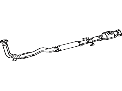 1989 Toyota Tercel Catalytic Converter - 17410-11210