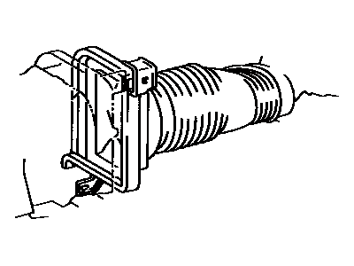 Toyota 87201-16080 Duct, Air