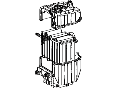 Toyota Tercel Evaporator - 88501-16070