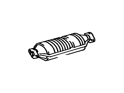 1988 Toyota Tercel Catalytic Converter - 18450-11040