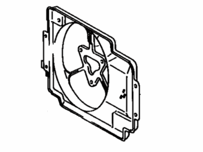 Toyota 88454-16080 Shroud, Cooler Blower Fan