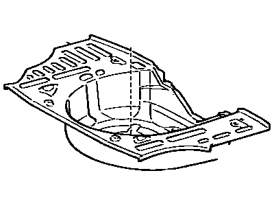 1989 Toyota Tercel Floor Pan - 58311-16110