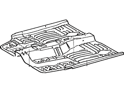 Toyota 58111-16060 Pan, Front Floor