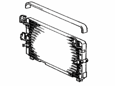 Toyota 88460-16190 CONDENSER Assembly, Cooler