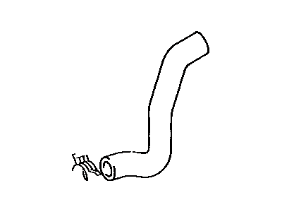 Toyota Tercel Radiator Hose - 16572-11080