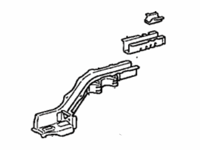 Toyota 57602-16070 Member Sub-Assembly, Rear Floor Side, LH