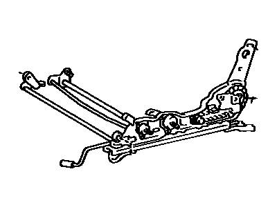 Toyota 72012-32080 Adjuster Sub-Assy, Front Seat, Outer LH