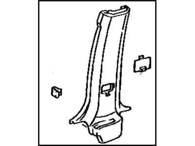 Toyota 62413-32030-05 Garnish, Center Pillar, Lower RH