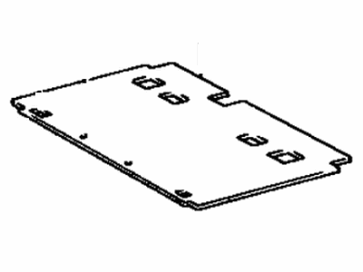 Toyota 58572-32020-04 Carpet, Rear Floor, Front