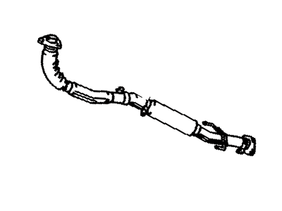 1988 Toyota Camry Catalytic Converter - 17410-74300