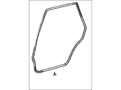 1990 Toyota Camry Door Seal - 67871-32070