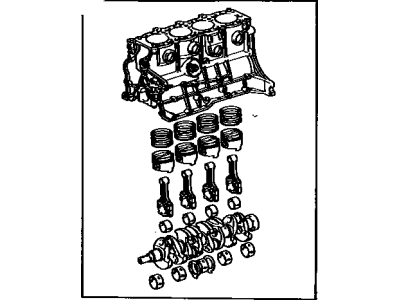 Toyota 11400-74073 Block Assy, Short