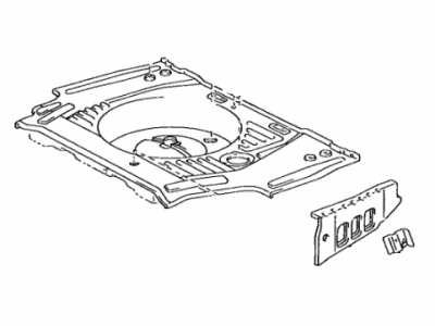 1990 Toyota Camry Floor Pan - 58301-32170