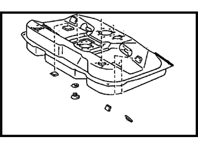 1988 Toyota Camry Fuel Tank - 77001-39215