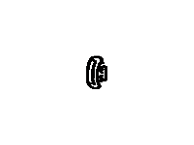Toyota 73181-32010-02 Guide, Front Seat Lap Belt, Outer