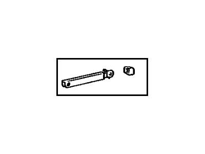 Toyota 73013-32050-05 Plate Sub-Assembly, Front Seat Belt Inner Anchor, RH