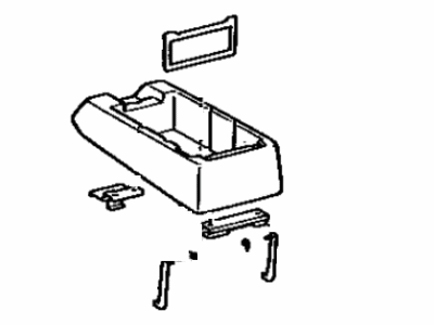 Toyota 58805-32020-04 Panel Sub-Assy, Console, Lower