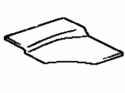 Toyota 58676-32010 Pad, Rear Floor Silencer