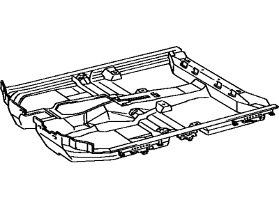 Toyota 58510-32210-04 Carpet Assy, Front Floor, Front