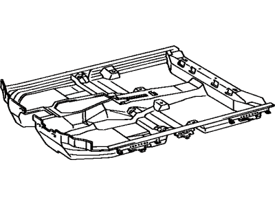 Toyota 58510-32190-03 Carpet Assy, Front Floor, Front