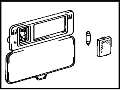 Toyota 81340-32020-D1 Lamp Assembly, Vanity