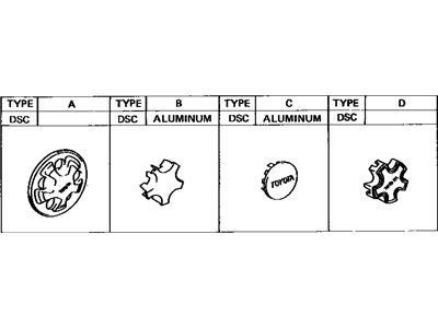 1991 Toyota Camry Wheel Cover - 42603-03020