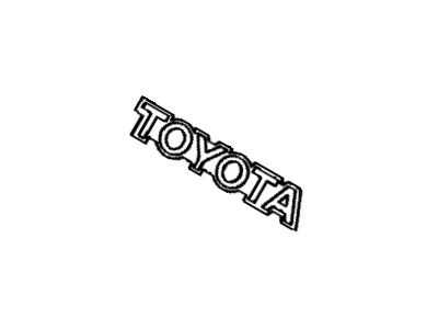 Toyota 75311-32080 Radiator Grille Emblem(Or Front Panel)