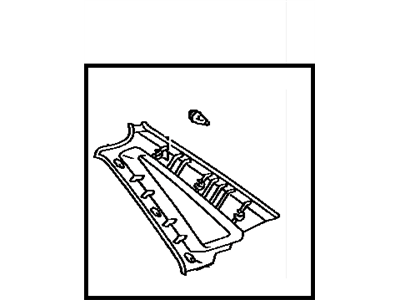 Toyota 62480-32160-02 Garnish, Roof Side, Inner LH