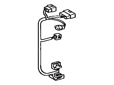 Toyota 88605-16051 Harness Sub-Assembly, Cooler Wiring