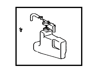 1987 Toyota Camry Coolant Reservoir - 16470-74040