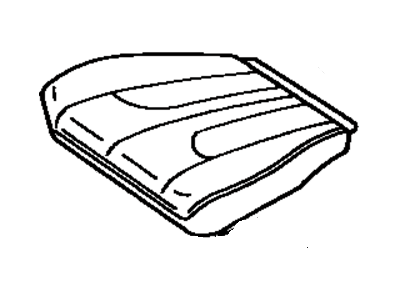 Toyota 71072-32340-04 Front Seat Cushion Cover, Left(For Separate Type)