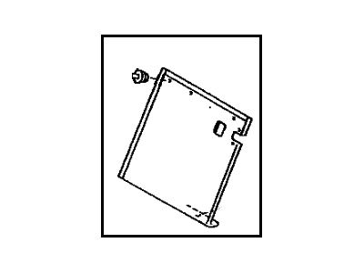 Toyota 71890-32030-02 Carpet Assembly, Rear Seat Back Board, LH