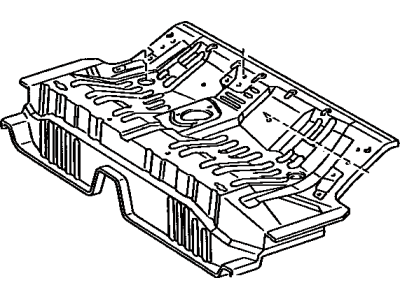 Toyota 58201-03010 Pan, Center Floor