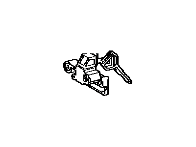 Toyota 69056-32070-J0 Cylinder & Key Set, Glove Compartment Lock