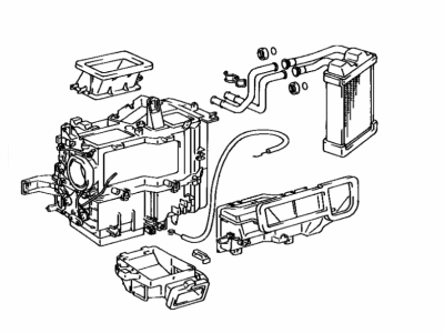 Toyota 87150-32120 Radiator Assy, Heater