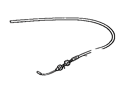 1989 Toyota Celica Accelerator Cable - 78180-20500