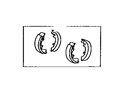 1989 Toyota Corolla Brake Shoe Set - 04495-20100