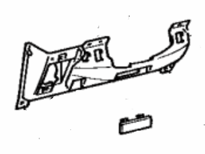 Toyota 55433-20050-03 Panel, Instrument Panel Finish, Lower LH