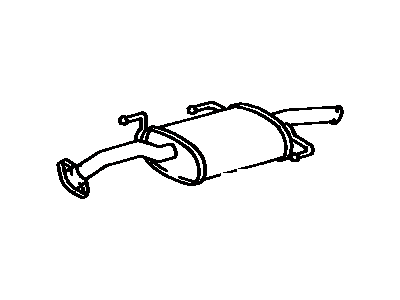 1987 Toyota Celica Exhaust Pipe - 17430-74260