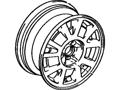 42611-20320-01 Genuine Toyota Wheel, Disc