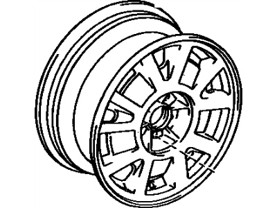 Toyota 42611-20370 Wheel, Disc